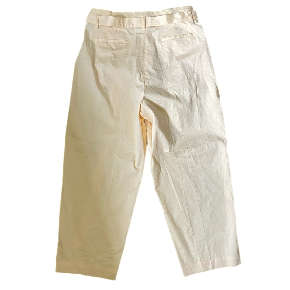 J. Crew Cream Tie-Waist Trousers - Picture 6 of 6